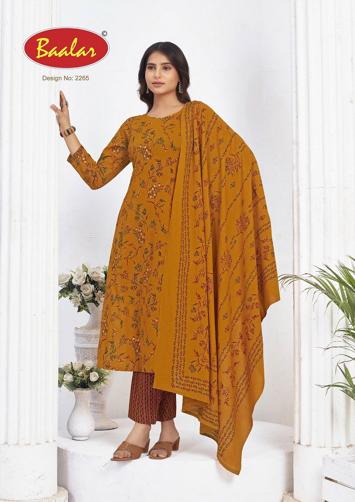 Zubeda Vol 22 By Baalar Printed Cotton Dress Material Wholesale Price In Surat